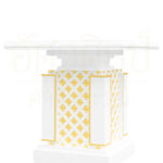 Large Modern Worship Table Floral Pattern 2 Web