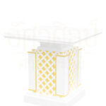 Large Modern Worship Table Floral Pattern 3 Web